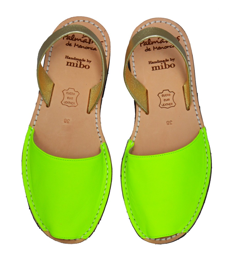 Neon yellow with gold strap, £46, Palmairas de Menorca